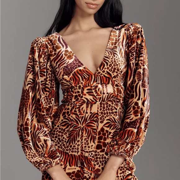 Anthropologie Pants - Farm Rio x Anthropologie Long-Sleeve Printed Romper